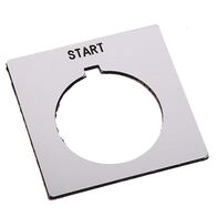 Allen-Bradley 800HW523 Legend Plate 30mm Push Button Run White