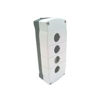 Allen-Bradley 800F4PM Plastic Enclosure with 4 Hole and Metric Conduit Knockouts