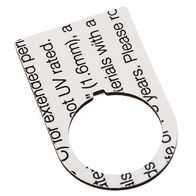 Allen-Bradley 800F34BE138 Black Legend Text Label