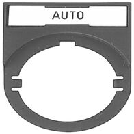 Allen-Bradley Legend Plate 800F11BE186 Black Reset