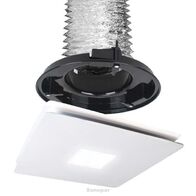 Response Grille to Duct Connector | 255mm Cut Out | 150mm Spigot | Easy Installation | by Fantech