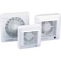 Wall/Ceiling Exhaust Fan | 12V AC Supply | Low Noise 36dB | 98mm Spigot | by Fantech