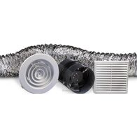 In-Line Fan Kit | 150mm Axial Fan | 6m Duct & Grilles | by Fantech