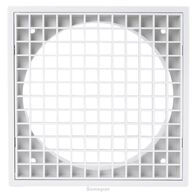 Egg Crate Grille Plastic 100mm | Durable Plastic | White Finish | Effective Air Distribution | by Fantech