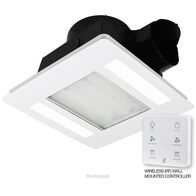 Radiance 3-In-1 Fan Light Heater | 150mm Spigot | Rotatable Design | White Finish | @Each by Fantech