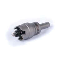 18mm TCT Holesaw | Micro-Grade Tungsten Carbide Tips | 12mm Cutting Depth | One-Piece Construction | by Promac