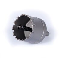 100mm x 40mm Deep TCT Holesaw | Micro-Grade Tungsten Carbide Tips | One-Piece Construction | @Each by Promac