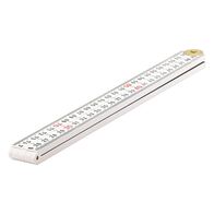 Plastic Folding Rule 1m | Electrically Non-Conductive | Durable Fiberglass Design | Compact & Portable | by Promac