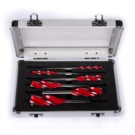 Quattro Bore 6 Piece Kit | 4 Tip & 4 Flute Design | 1/4" Hex Quick Change Shank | by Promac