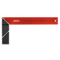 Joiner's Square 200mm | Lightweight Design | Red Coated Spring Steel Blade | Rugged Aluminium Handle | by Promac