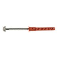 W UR F 10 SymCon Plastic Frame Fixing | A4 Stainless Steel Hexagon Head Bolt | High Load Capacity | @Pack of 40 | by Wurth