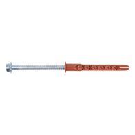 Plastic Anchor for Frames W UR F 8 | Galvanised Steel | Hexagonal Head | ETA Approved | @Pack of 50 | by Wurth