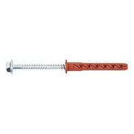 W-UR F 10 SymCon Plastic Frame Fixing | Zinc Plated Steel Hexagon Head Bolt | High Load Capacity | 40 PCS | by Wurth