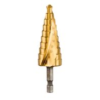 STEP DRILL, EXTREME IMPACT 14 to 25mm, 1mm STEPS