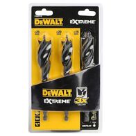 SPADE BIT SET, TRI FLUTE EXTREME, 3 PIECE