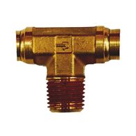 Tee-Piece Through Coupling NPTF Male Thread | Industrial Grade Metal | Leak-Free Connections | @Pack of 5 | by Wurth