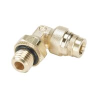 Angle Connector Metric Pipe | External Thread Design | Leak-Proof Connections | Pack of 5 | by Wurth