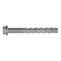 Concrete Screw with Hexagon Head & Pressed-On Washer | 6mm Diameter | High Load-Bearing Capacity | Quick Installation | @Pack of 100 | by Wurth