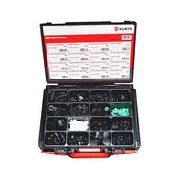 Body Clip Assortment for Toyota | 400 PCS | Multiple Clip Types | Durable Storage Case | by Wurth