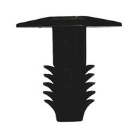 Door Seal Clip with Pine Tree Foot | Durable Plastic | Easy Installation | Black Color | @Pack of 25 | by Wurth