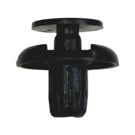 Push in Rivet without Cap | High Retention Force | Black Plastic | @Pack of 25 | by Wurth