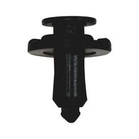 Push in Rivet with Cap Tapered | High Retention Force | Easy Installation | Black | @Pack of 25 | by Wurth