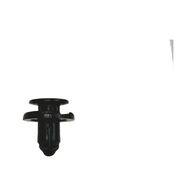 Push in Rivet without Cap | High Retention Force | Easy Installation | Black Plastic | @Pack of 25 | by Wurth