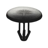 Plastic Rivet Opened Without Pin | 20mm Head Diameter | Easy Push-In Installation | Black | @Pack of 25 | by Wurth