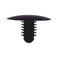 Pine Tree Clip with Large Gradation | Easy Press-In Installation | Black Plastic | @Pack of 25 | by Wurth