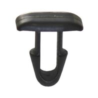 Plastic Rivet Opened Without Pin | Quick Push-In Installation | Black Color | @Pack of 25 | by Wurth