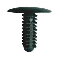 Fir Tree Clip | Small Gradation & Narrow Shape | Quick Press-In Installation | Black Plastic | @Pack of 25 | by Wurth