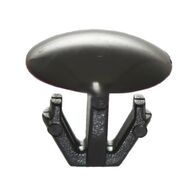 Plastic Rivet Opened Without Pin | Quick Installation | Black Color | @Pack of 25 | by Wurth