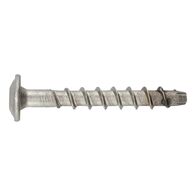 Concrete Screw with Pan Head W-BS 2/A4 | 6mm Anchor | A4 Stainless Steel | High Load Capacity | @Pack of 100 | by Wurth