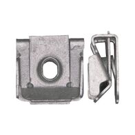 Sheet Metal Nut M5 with Raised Wings | Self-Locking Design | Flake Zinc Coating | by Wurth