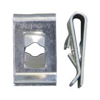 Sheet Metal Nut | Open Screw-In Area | Zinc Plated | @Pack of 25 | by Wurth