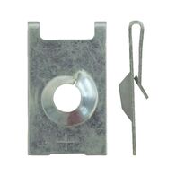Sheet Metal Nut Shortened Rear Claw | Zinc Plated | 6.3mm Screw Diameter | Quick Assembly | @Pack of 25 | by Wurth