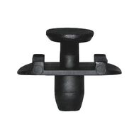 Plastic Expanding Rivet with Cap | Quick Fastening | High Retention Force | Black | @Pack of 10 | by Wurth
