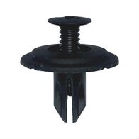 Screw Rivet with Slit | Adjustable Installation | Reusable Fastener | Black | @Pack of 25 | by Wurth