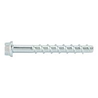 Concrete Screw with Hexagon Head | Zinc Plated Steel | High Load Capacity | @Pack of 100 | by Wurth