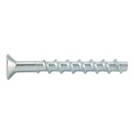Concrete Screw with Countersunk Head | Zinc-Plated Steel | 6mm Anchor Size | @Pack of 100 | by Wurth