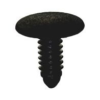 Fir Tree Clip | Small Gradation & Narrow Shape | Quick Press-In Installation | Black Plastic | @Pack of 25 | by Wurth