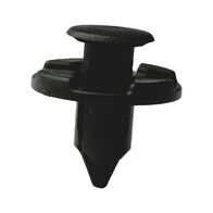 Push in Rivet with Cap Tapered Body Clip | High Retention Force | Easy Installation | Black | @Pack of 25 | by Wurth