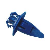 Clamps and Clips for Trims | 10-Piece Set | Durable Plastic | Blue Color | by Wurth