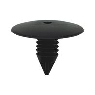 Pine Tree Clip with Large Gradation | Quick Press-In Installation | Secure Fit | Black | @Pack of 20 | by Wurth