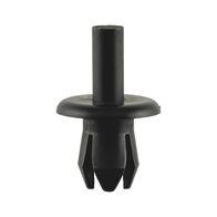 Plastic Expanding Rivet | Multiple Slits for Secure Expansion | Durable Black PA 66 | @Pack of 25 | by Wurth