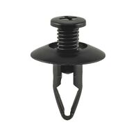 Screw Rivet Tapers Downwards | Adjustable Installation | Black Polyamide | @Pack of 25 | by Wurth