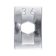 Bent Spring Nut Flat Shape | Vibration Resistant | Reusable Design | Zinc Plated | @Pack of 25 | by Wurth