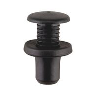 Screw Rivet Tapers Downwards | Adjustable Installation | Nylon Material | Black Color | @Pack of 25 | by Wurth