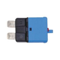 ATO Resettable Fuse 15A | Colour-Coded Thermal Trip Switch | Easy Manual Reset | Blue | by Wurth