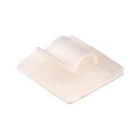 Self-Adhesive Cable Fastening Cord Clips | 25 PCS | Durable Polyamide | White Color | by Wurth
